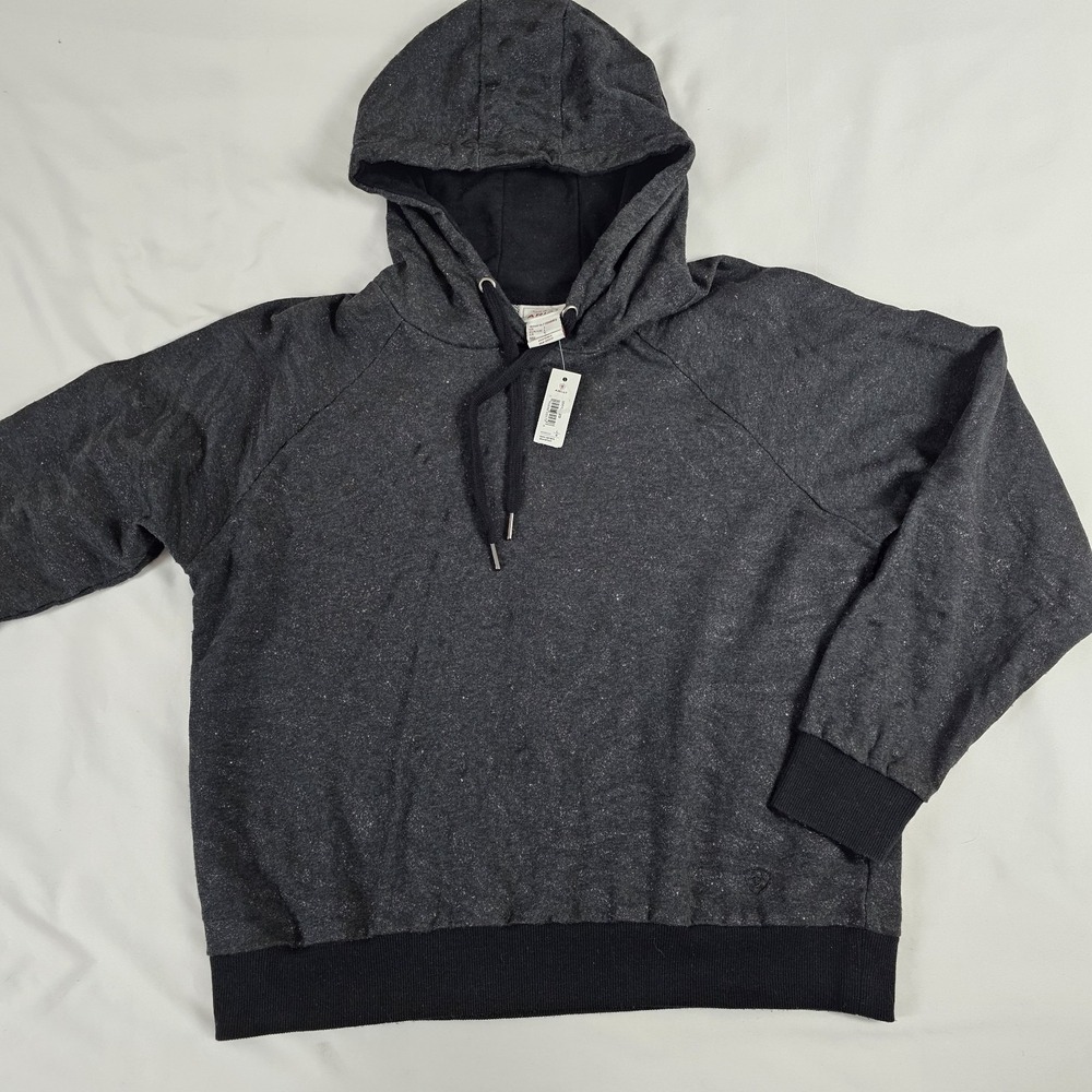 Ariat Women's Animal Instincts Crew Hoodie  Sweatshirt Black Size L
